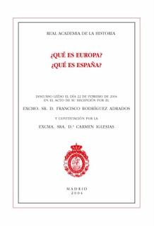 ¿Qué es Europa? ¿Qué es España?