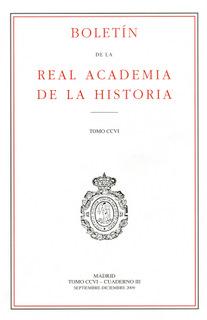 Boletín RAHª 2009. Cuaderno III.